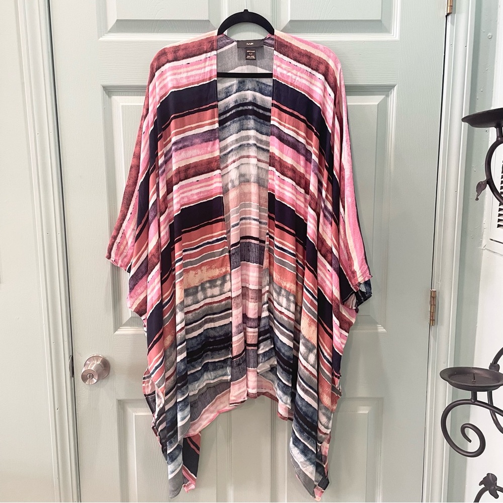 Rain OS Plus Boho Poncho